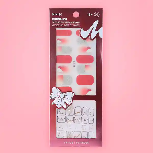 Calcomanía de Uñas Serie Minimalist 05 Miniso