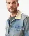 Chaqueta Trucket Azul Cristalino Claro T M Masculino Chevignon