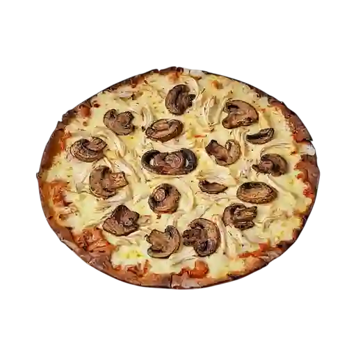 Pizza Personal de Champiñones Al Ajillo