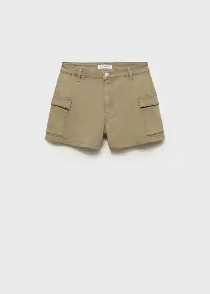 Short Cargosh Khaki Talla 20 Teen Niñas Mango