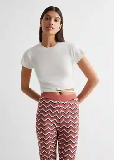 Pantalón Lulap Rosa Talla 21 Niñas Mango