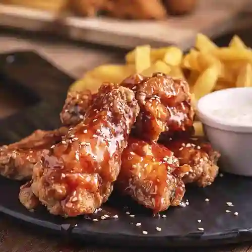 Alitas Crocantes en Salsa X 20+francesa