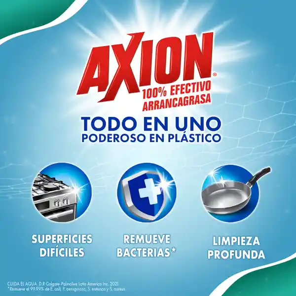 Lavaplatos Liquido Axion Poderoso en Plastico 1.5L
