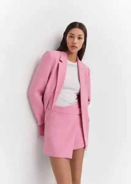 Falda Hadid Fucsia Talla S Mujer Mango