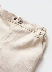 Pantalón Pablo Beige Talla 64 Niños Mango