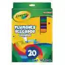 Crayola Marcadores Colores Lavables Super Tips 20 Unidades