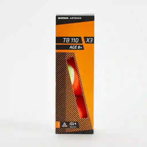 Pelotas De Tennis Paquete X3 Unidades Artengo