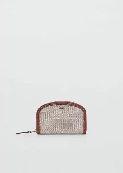 Billetera M Marais Cuero Talla 99 Mujer Mango