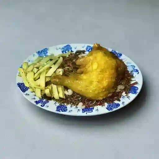 Valenciana 1/4 Pollo