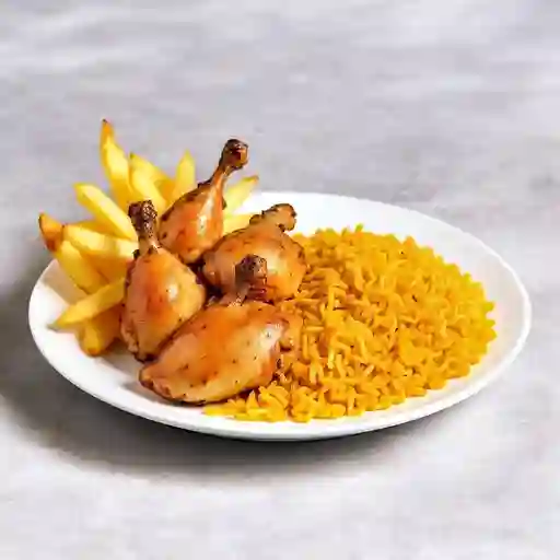 1/2 Pollo Con Chaufa