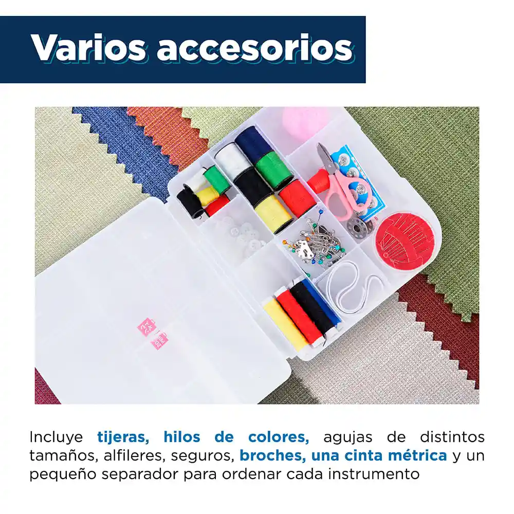 Miniso Kit Organizador de Accesorios de Costura Multiusos