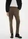 Pantalón Pluto Khaki Talla 40 Hombre Mango