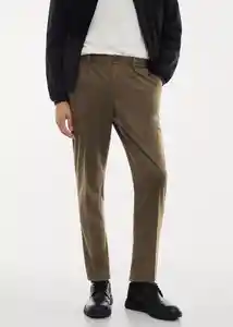 Pantalón Pluto Khaki Talla 40 Hombre Mango