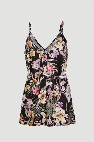 ONeill Vestido Playsuit Corto Mix And Match Negro Talla S