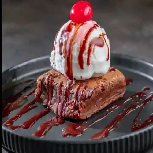 Brownie con Helado