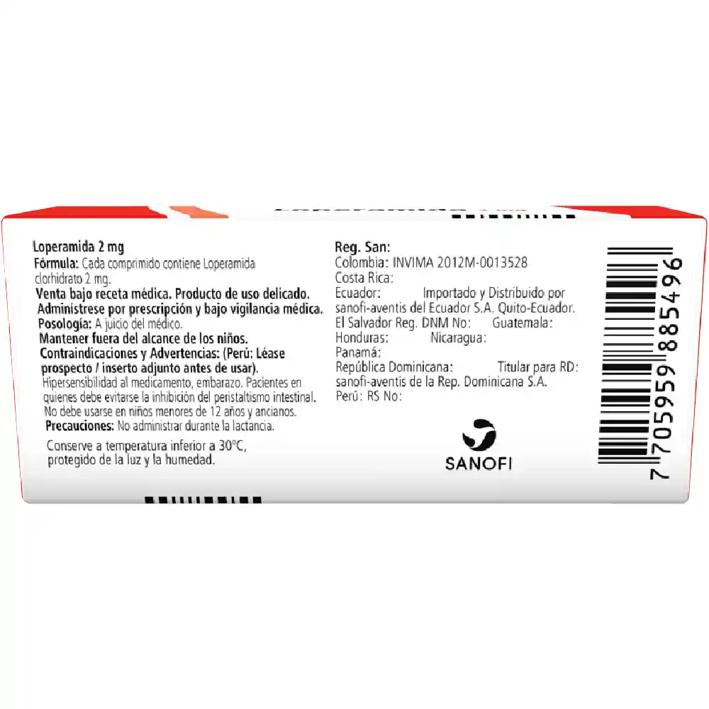 Genfar Loperamida Comprimidos (2 mg)