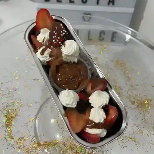 Fresas con crema especial