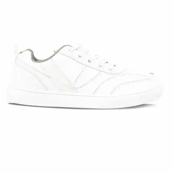 Los Gomosos Tenis Escolar School Break Unisex Blanco Talla 30