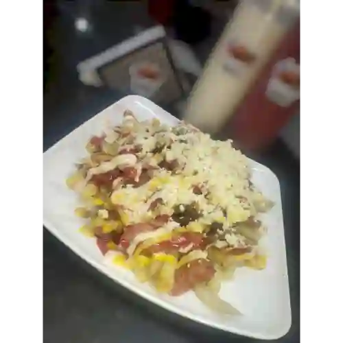 Salchipapa Especial.