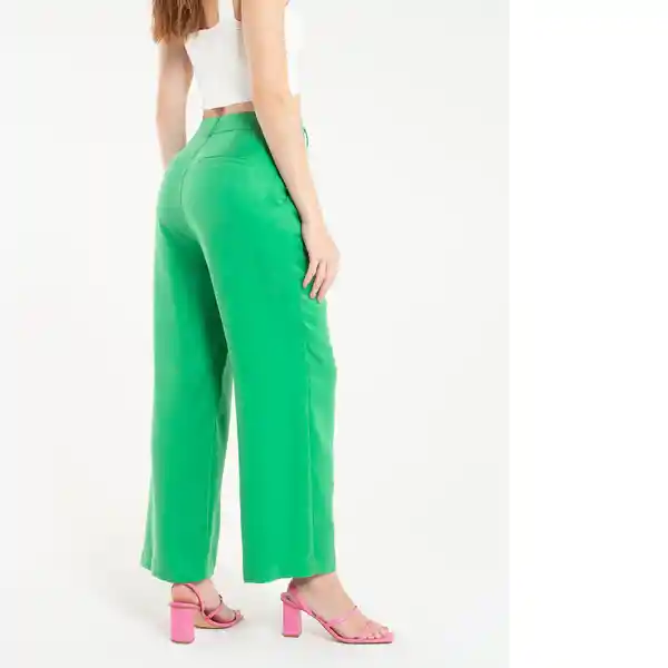 Pantalón Diez Mujer Verde Antioquia Oscuro 10 532E322 Naf Naf