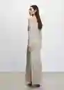 Vestido Hipolita-A Plata Talla S Mujer Mango