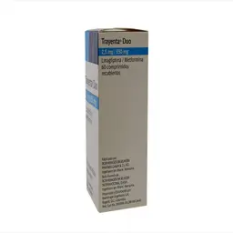 Trayenta Duo Antidiabético (2.5 mg/850 mg) Comprimidos Recubiertos 
