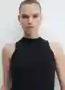 Top Gasparin Navy Talla S Mujer Mango