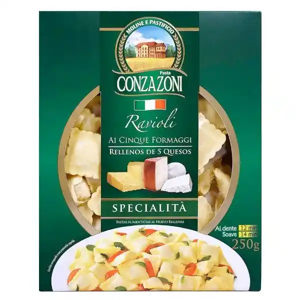 Conzazoni Pasta Ravioli 5 Quesos