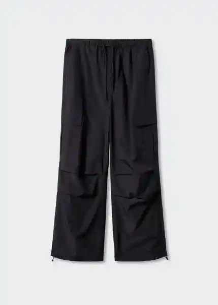 Pantalón Max Negro Talla 38 Mujer Mango