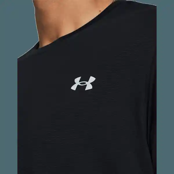 Under Armour Camiseta Streaker Long Sleeve Hombre Negro MD