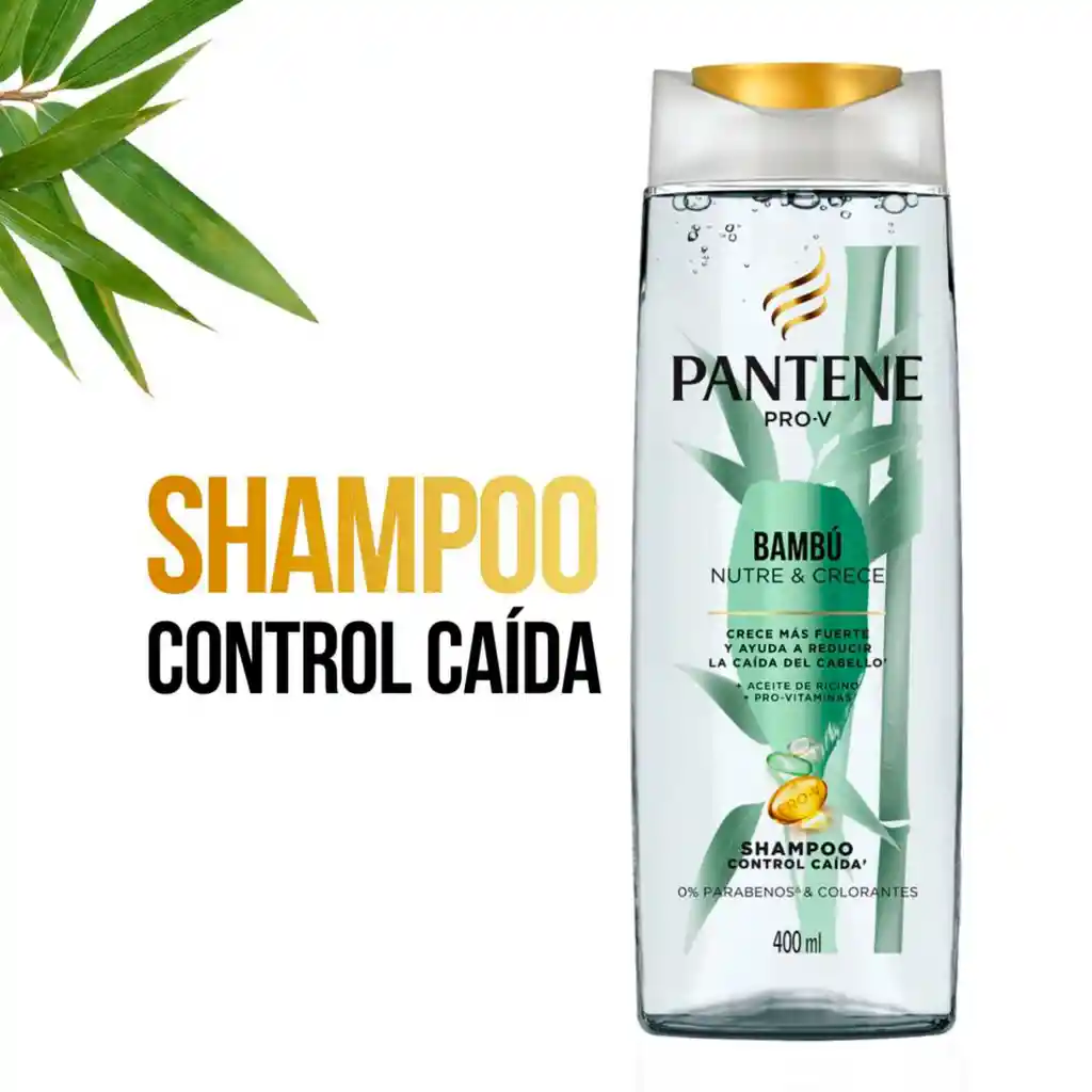 Pantene Set Shampoo Bambú