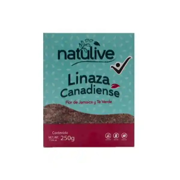 Natulive Linaza Dorada Con Flor de Jamaica y Té Verde