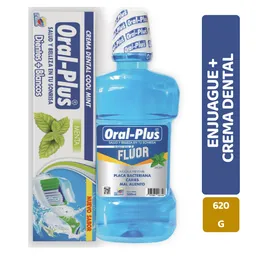 Oral-Plus Kit Enjuague + Crema Dental