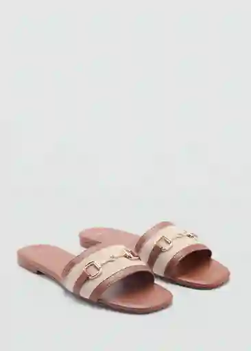 Sandalias Horse1 Cuero Talla 39 Mujer Mango