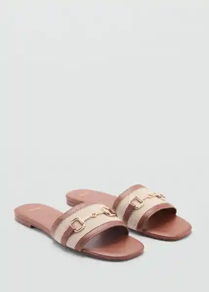 Sandalias Horse1 Cuero Talla 39 Mujer Mango