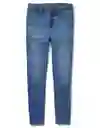 Jean Jegging Crop Mujer Azul Talla 12 American Eagle