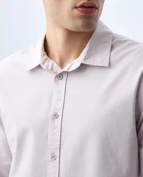 Camisa Hombre Morado Talla S 811G504_MOR133820 Americanino