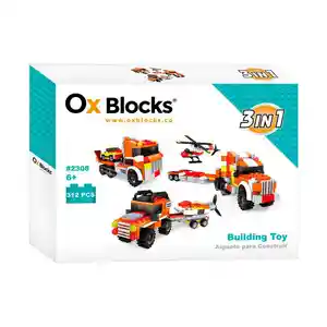 Ox Toys Set de Construcción de Jugo 3 en 1-