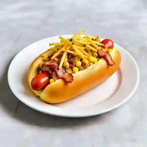 Perra pollo tocineta