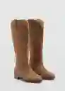 Botas Clemence Tabaco Talla 40 Niñas Mango