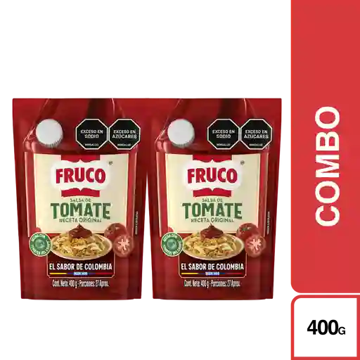 2 x Salsa de Tomate Fruco 400 g