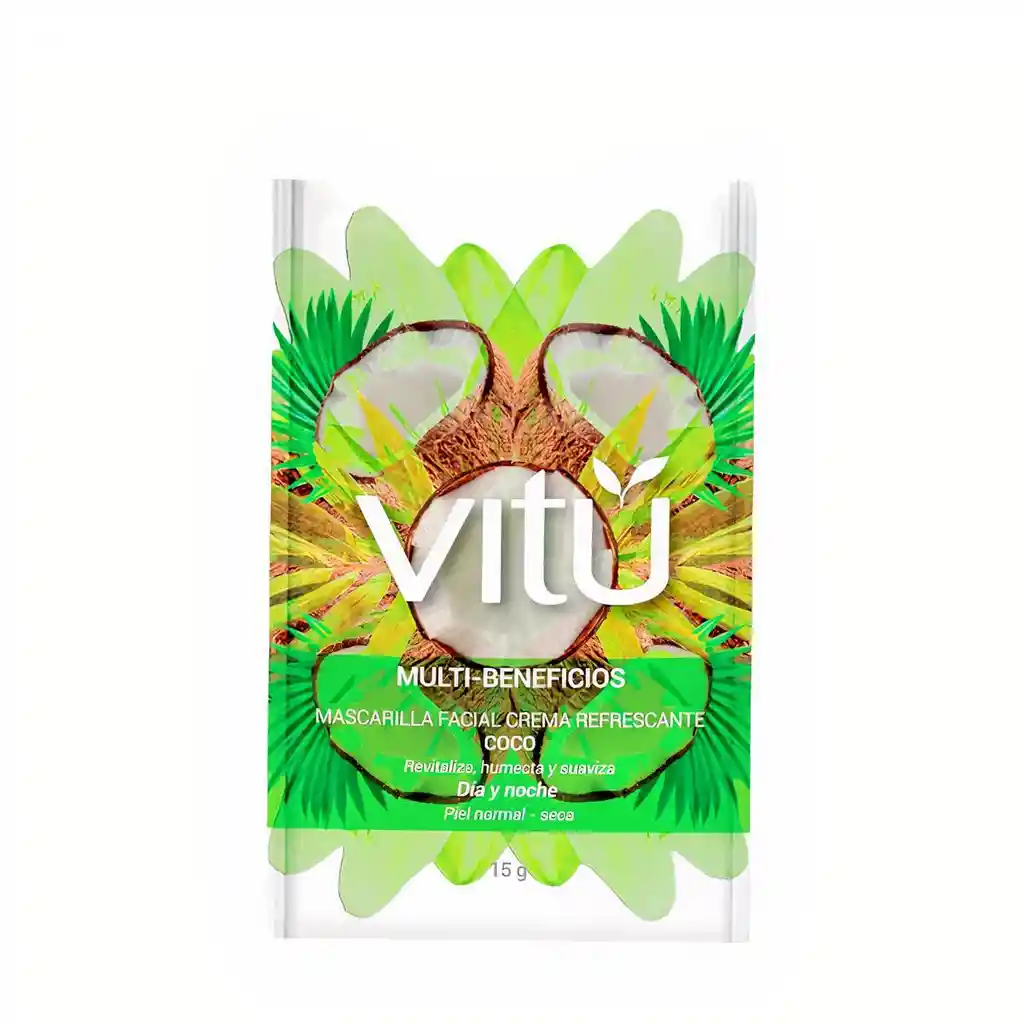 Vitu Mascarilla Facial Multibeneficios Coco 