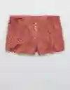 Short de Pijama Rosado Talla X-SMALL American Eagle