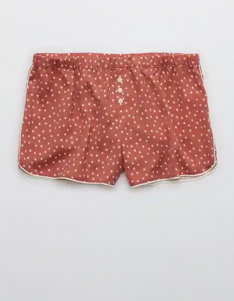 Short de Pijama Rosado Talla X-SMALL American Eagle