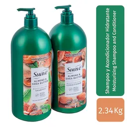 Suave Shampoo y Acondicionador Almond & Shea Butter