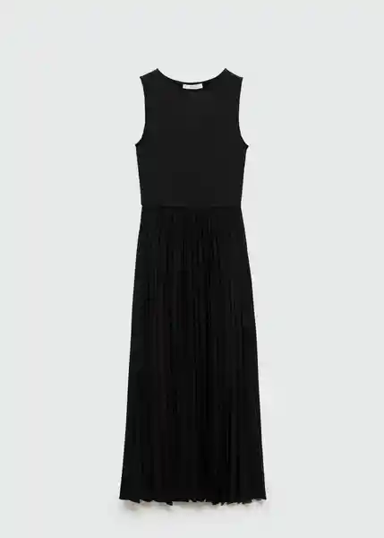 Vestido Caldera-A Negro Talla S Mujer Mango