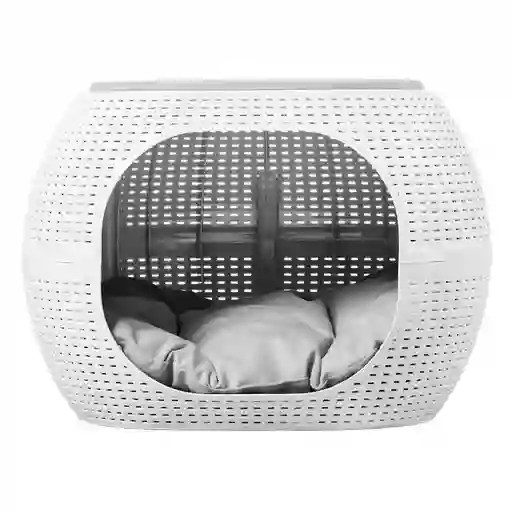 Plasticos Mq Cama Para Perro Blanco