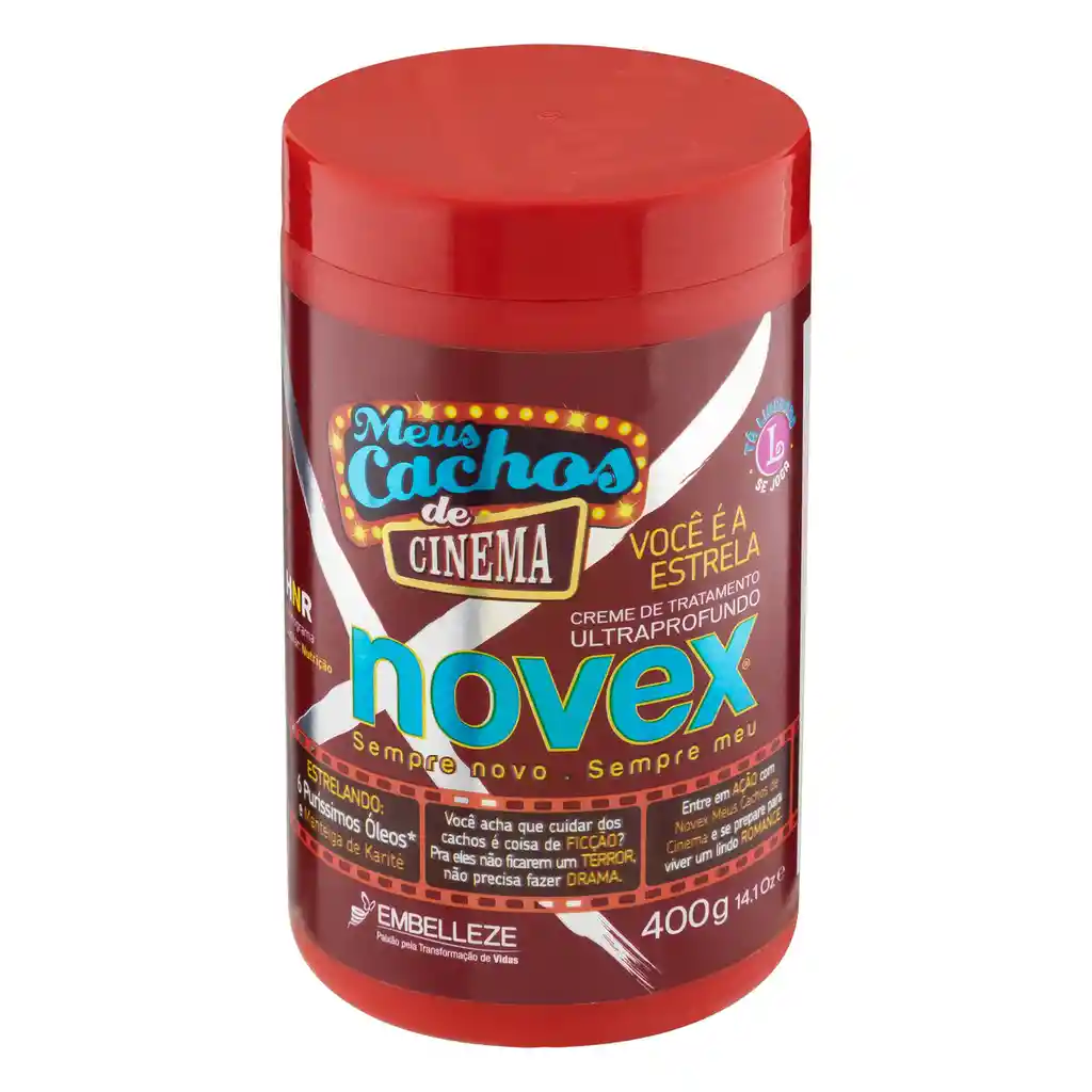 Novex Meus Cachos de Cinema 400g