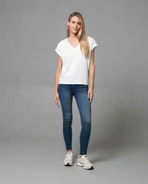 Camiseta Mujer Crudo M 202G100_CRU110107 Rifle