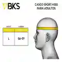 Bks Casco Para Adultos Sport Ajustable Negro y Amarillo Talla L